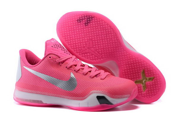 Nike Kobe 10 Sliver Pink Shoes Cheap